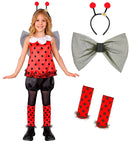 Ladybug  Top, Shorts, Leg Warmers, Wings, Antennas 