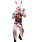 Zombie Bunny  Jumpsuit, Mask 