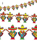 Mariachi Garland 3 M