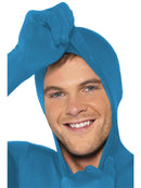Second Skin Suit Adult Blue with Bumbag Concealed Fly and Under Chin Opening 4