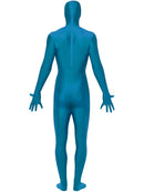 Second Skin Suit Adult Blue with Bumbag Concealed Fly and Under Chin Opening 3