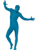 Second Skin Suit Adult Blue with Bumbag Concealed Fly and Under Chin Opening 1