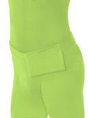 Second Skin Suit Adult Green with Bumbag Concealed Fly and Under Chin Opening 5
