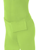 Second Skin Suit Adult Green with Bumbag Concealed Fly and Under Chin Opening 5