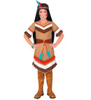 Native Indian  Dress With Belt, Headband With Feathers 