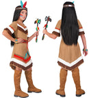 Native Indian  Dress With Belt, Headband With Feathers 