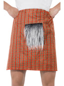 Tartan Kilt Red with Sporran Scottish Highlander Costume Accessory 1