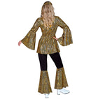 The 70S Disco Style - Golden Waves  Shirt, Pants, Headband 