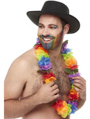 Bright Large Lei Rainbow Colours Adult Costume Accessory 2