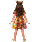 Reindeer  Dress, Headpiece, Fingerless Gloves 