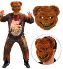 Zombie Bear  Jumpsuit, Mask 