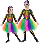Skelton  Tutu Dress, Skull Bow Headband 