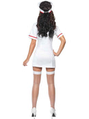 No Nonsense Nurse Costume Adult White Red Dress and Hat 3