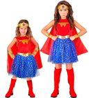 Wonder Girl  Dress With Cape, Headpiece, Cuffs 