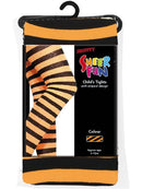 Tights Kids Orange and Black Striped Aged 6-12 Costume Accessory 3