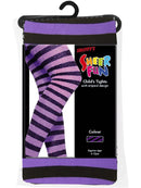 Tights Purple and Black Age 6 to 12 3
