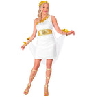 Greek Goddess  Dress With Belt & Cape With Cuffs, Laurel Headwreath 