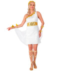 Greek Goddess  Dress With Belt & Cape With Cuffs, Laurel Headwreath 