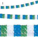 Tricolor Paper Garland Ø 18 Cm -4 M