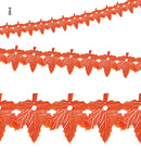 Leaf Garland 3 M - In Polyester - Suitable For Outdoor