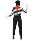 Mime  Shirt, Pants, Braces, Neckscarf, Gloves, Hat  