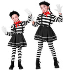 Mime  Shirt, Skirt, Braces, Neckscarf, Gloves, Hat  