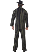 Gold Pinstripe Gangster Costume Mens Godfather Suit 3