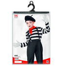Mime  Shirt, Pants, Braces, Neckscarf, Gloves, Hat  