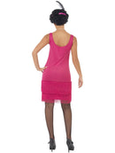 Funtime Flapper Costume Adult Roaring 20s Pink Dress 3