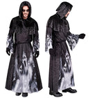 Screaming Souls  Hooded Robe With Capelet, Belt 