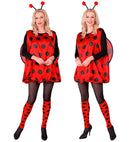 Ladybug  Dress, Leg Warmers, Wings, Antennas 