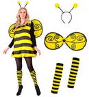 Bee  Dress, Leg Warmers, Wings, Antennas 