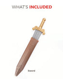 Roman Sword Plastic with Scabbard 50cm Costume Accessory 5