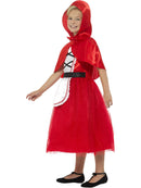 Deluxe Red Riding Hood Costume Kids Red and White Dress and Red Hood 2