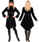 Black Velvet Gothic Coat