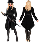 Black Velvet Gothic Coat