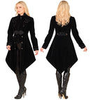 Black Velvet Gothic Coat