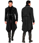Black Velvet Gothic Coat