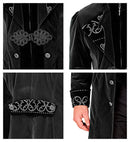 Black Velvet Gothic Coat