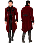 Burgundy Velvet Gothic Coat