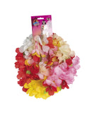 Hawaiian Set Deluxe Adult Multi Colured Garland Headband and Wristband 3
