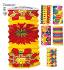 Set Of 2 Printed Paper Lanterns Ø 15 Cm -H 22 Cm - 6 Styles Ass.