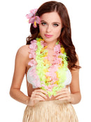 Hawaiian Leis Adult Assorted Colours Pack of 3 Aloha Costume Accessory 1