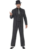 Vintage Gangster Boss Costume Pinstripe Jacket Adult 1