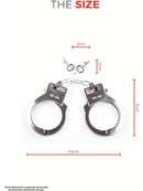 Plastic Hand Cuffs Adult Silver Coloured Police Costume Accessory 6