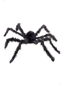 Giant Hairy Spider with Light Up Eyes Black Bendy Legs 102cm 1