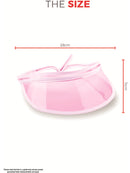 Poker Visor Adult Pink 80s Costume Accessory 5