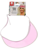 Poker Visor Adult Pink 80s Costume Accessory 7