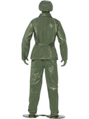 Toy Soldier Adult Green Uniform Costume Top Trousers Belt Hat and Foot-Base 3