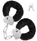 Black Furry Handcuffs